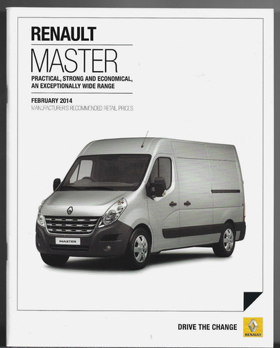 Renault master 2014 - uk, market
