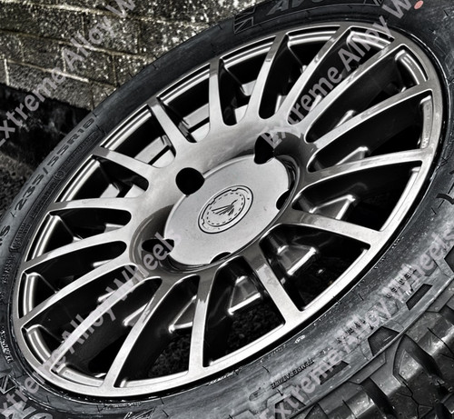 Grey alloy wheels for - 18",