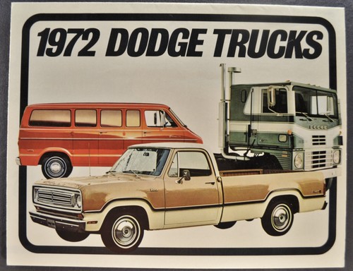 1972 dodge truck brochure - 1972,