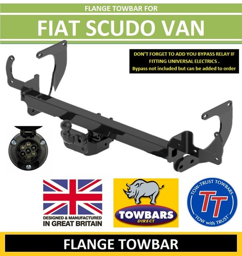 Flange towbar for fiat scudo - flange,