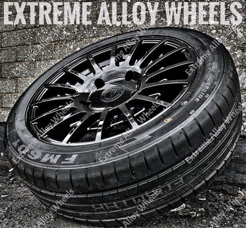 Black alloy wheels for - 18",