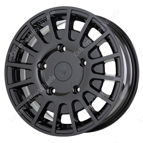 Black alloy wheels fit - 16",