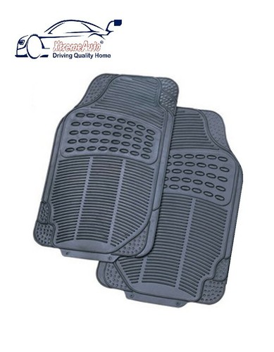 Univer front rubber floor mats - front,