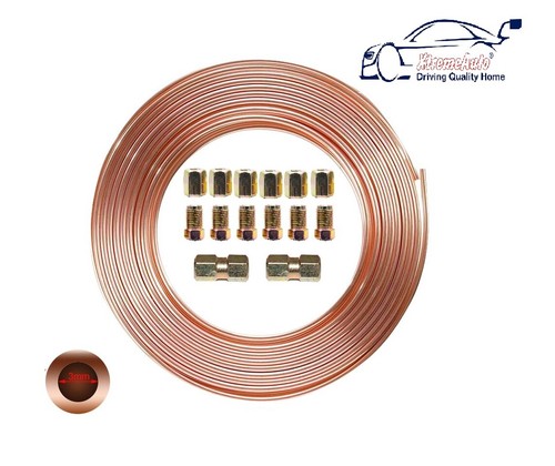 12ft copper brake pipe - 12ft, +
