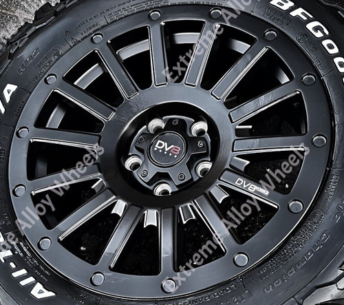 Black verve alloy wheels - black,